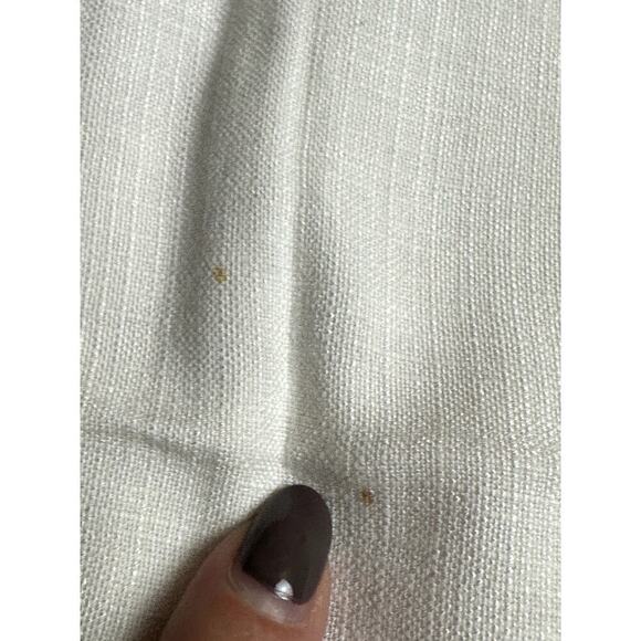 German Made Ivory Orange Geo Embroidery Doily Cloth 27" X 27" - Picture 4 of 4